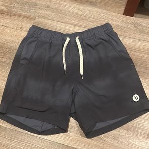 Grey/Black Vuori Kore Lined Shorts 5”